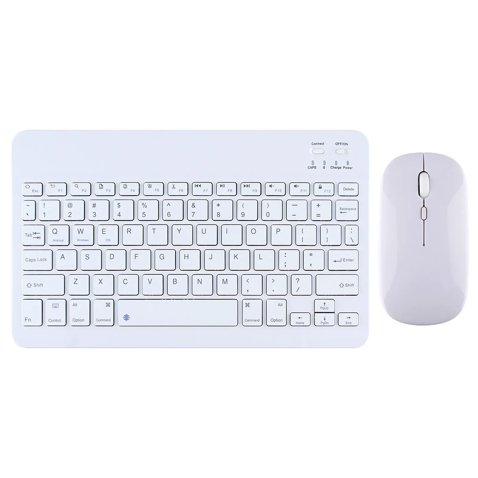 Беспроводная клавиатура Bluetooth, мышь, совместимая с системой Android/Windows/IOS, смартфоны, планшеты, ноутбуки