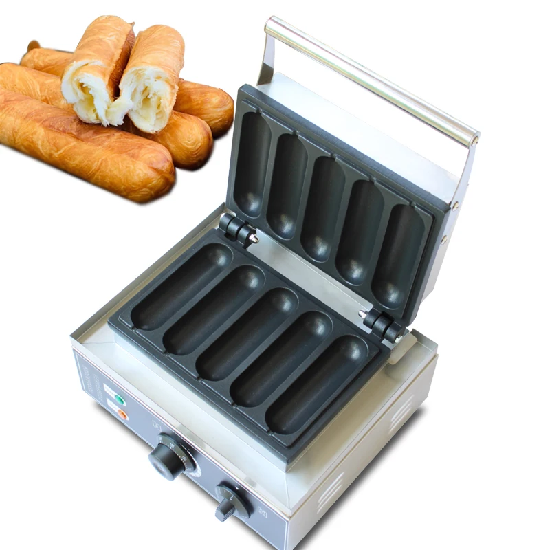 Коммерческая Электрическая машина для приготовления вафельных сосисок, Печь-гриль для выпечки французских хот-догов, машина для приготовления хрустящих палочек, Машина для приготовления кукурузных вафель