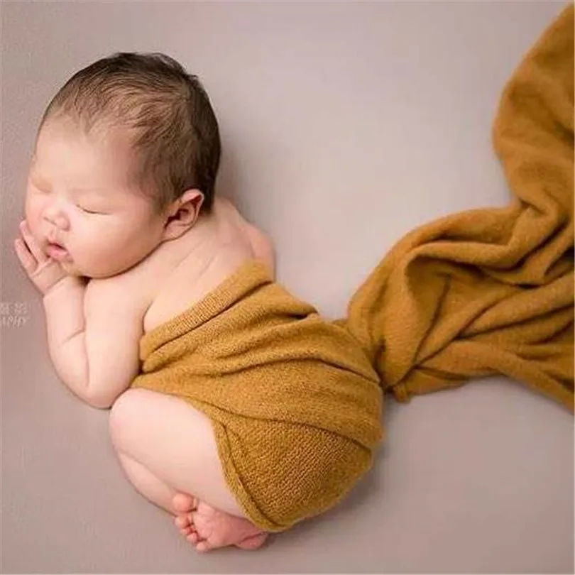 Пушистый свитер с Запахом, трикотажная мягкая обертка, наполнитель для корзины, Эластичный слой Трикотажа, реквизит для фотосъемки новорожденных