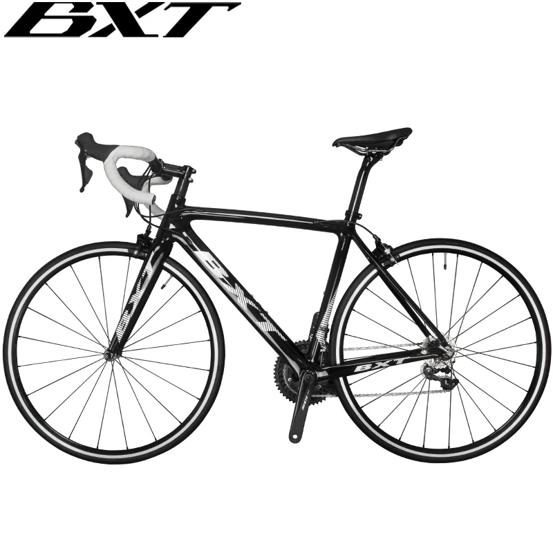 BXT Карбоновый дорожный гоночный велосипед Ultra Light T1000 V Brake Из углеродного волокна 700C Рама дорожного велосипеда В комплекте С Велосипедом Shimano