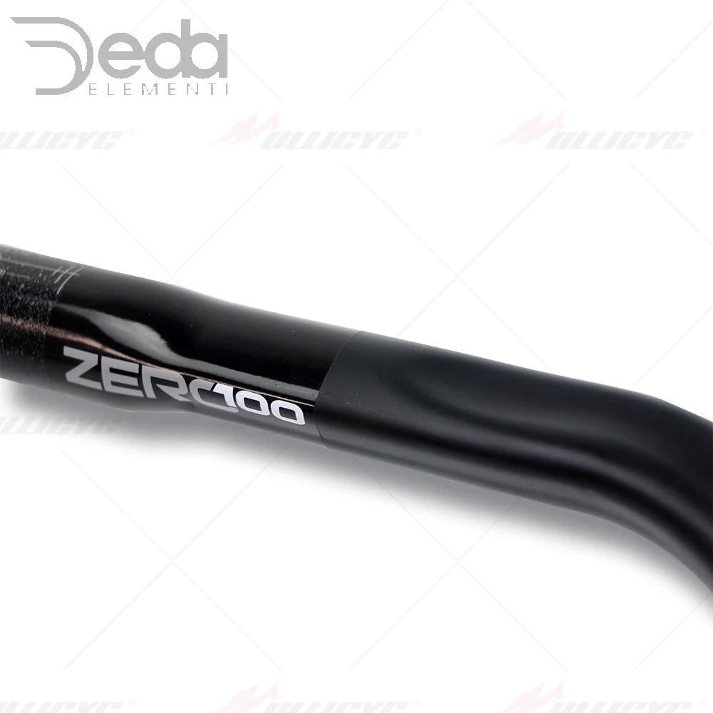 DEDA Zero 100 UD Черный глянец + матовое углеродное волокно 31,8 мм Руль для шоссейного Велосипеда Велосипедная перекладина Запчасти для Велосипеда