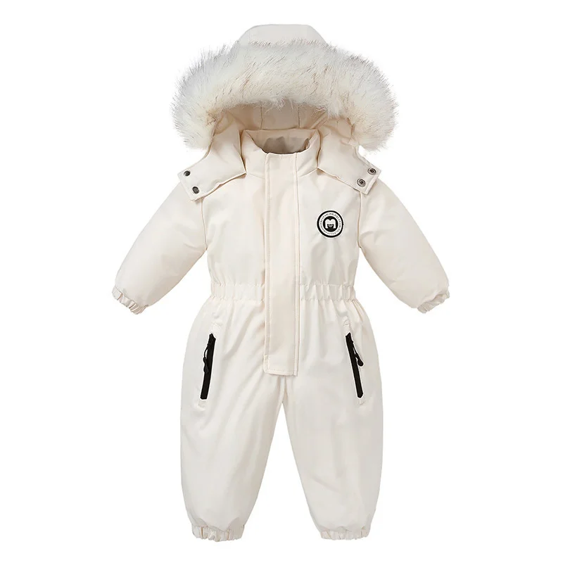 Одежда для новорожденных, Зимний Детский Комбинезон для Младенцев, одежда для маленьких Девочек, теплый Хлопковый комбинезон с капюшоном Для Мальчиков, Детские Комбинезоны для Детей -30 ℃
