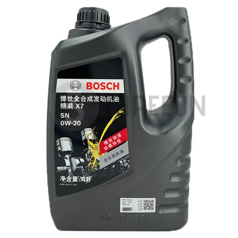 Синтетическое моторное масло BOSCH 0W20 Premium X7 1Л/4Л/5Л SN Lubricant для легковых автомобилей
