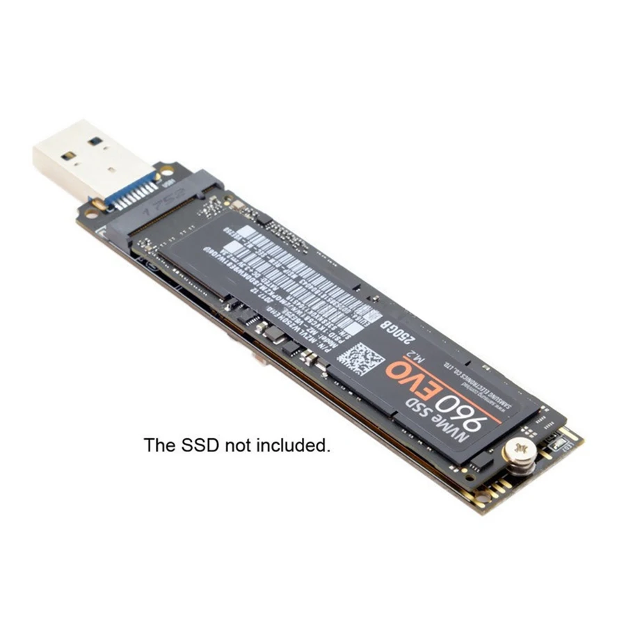 M.2 NVME SSD к USB 3,1 Адаптер PCI-E к USB-A 3,0 Внутренний конвертер карты 10 Гбит/с USB3.1 Gen 2 для Samsung 970 960/Для Intel НОВЫЙ