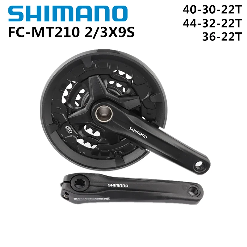 Shimano Alivio MT210 2 Предмета в комплекте 170 мм 44-32-22 Т 40-30-22 Т 3x9 2x9 Скорость MTB Горный Велосипед Коленчатый Вал Цепное Колесо