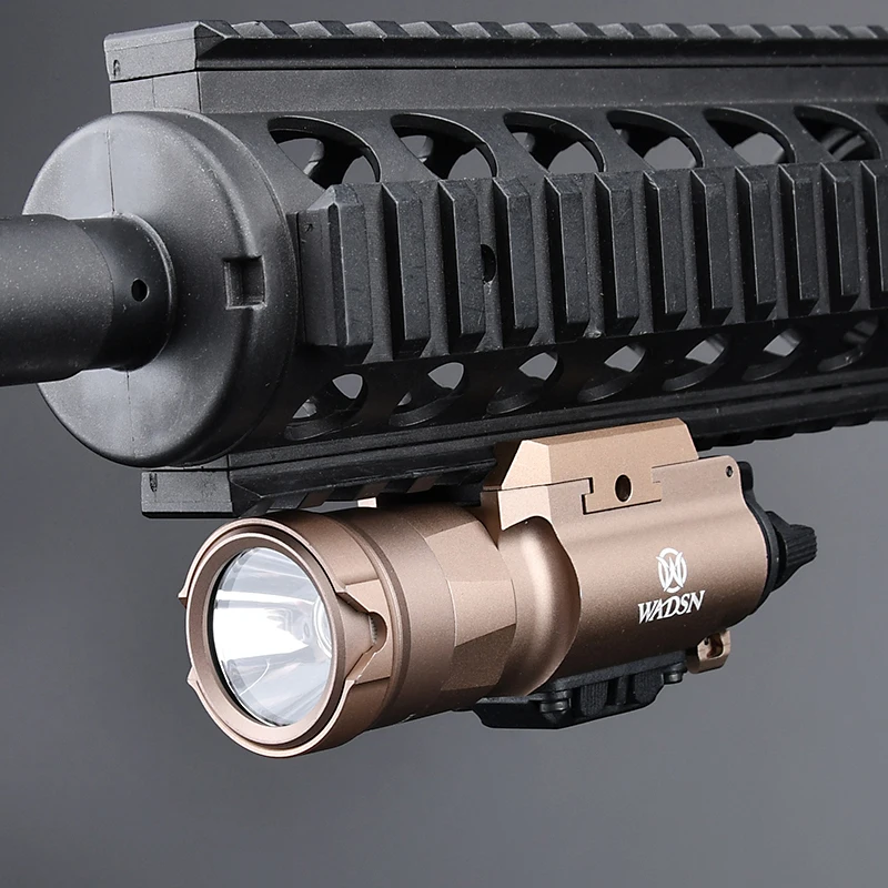 Тактический Надежный Страйкбол XH35 Оружие Металлический Пистолет Scout Light Стробоскоп Высокой Яркости Glock17 19 X300 Фонарик Охотничьи Аксессуары