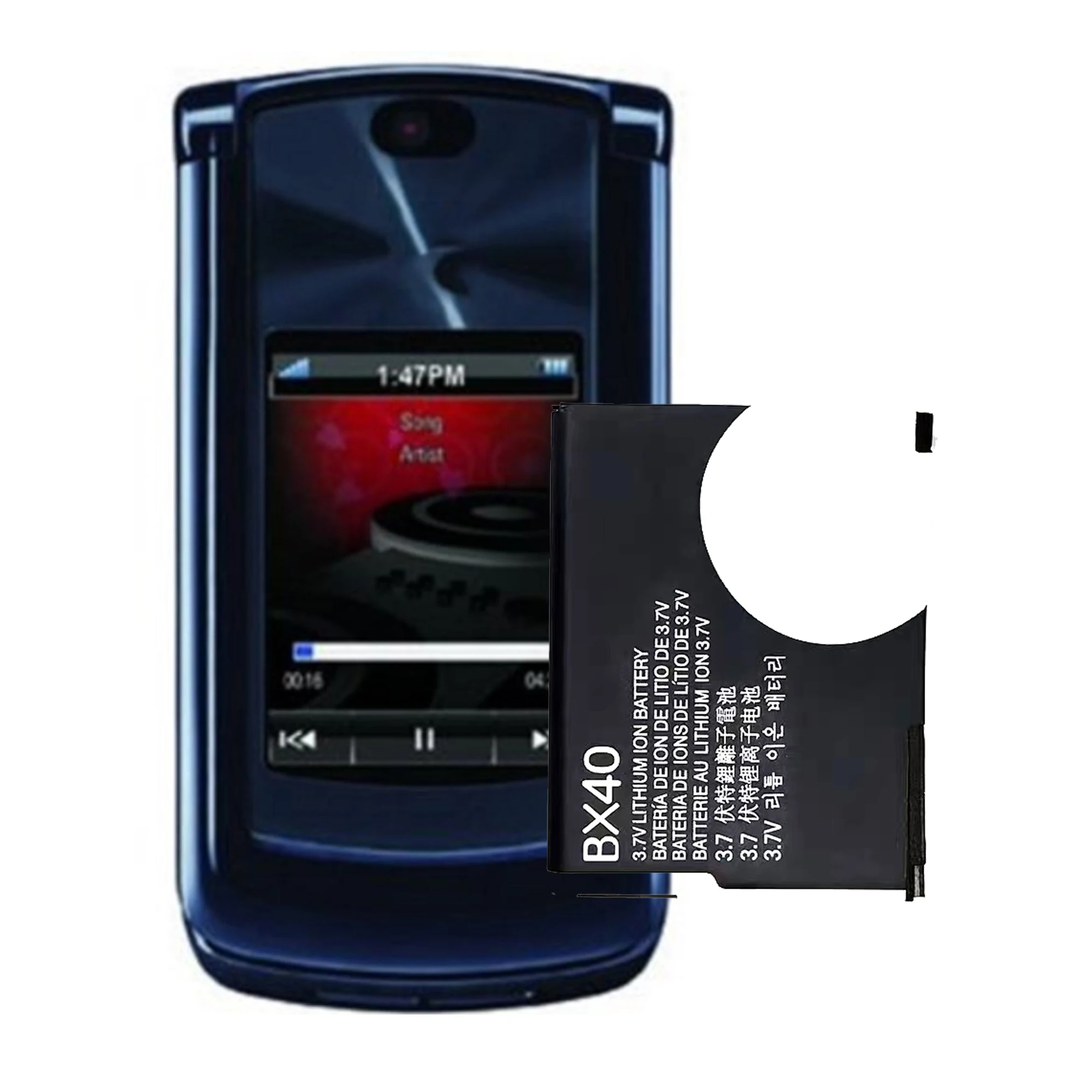 Аккумулятор BX40 Для MOTOROLA MOTO V8 U8 Z9 V9 U9 V10 V9M ZN5 Оригинальной Емкости Аккумуляторы для мобильных телефонов Bateria