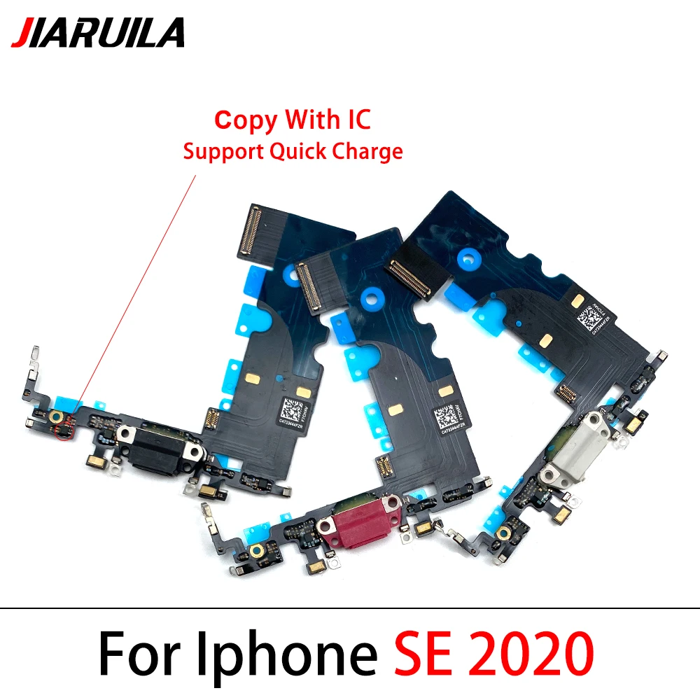 Оригинальный USB-разъем, зарядное устройство, порт для зарядки Iphone SE 2020, док-станция, плата для зарядки, Детали для подключения гибкого кабеля